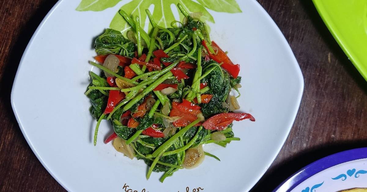 Resep Tumis Bayam Oleh Karlina Kitchen Cookpad