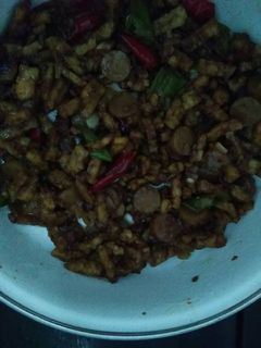 Foto resep Tempe kecap campur kornet&Sosis