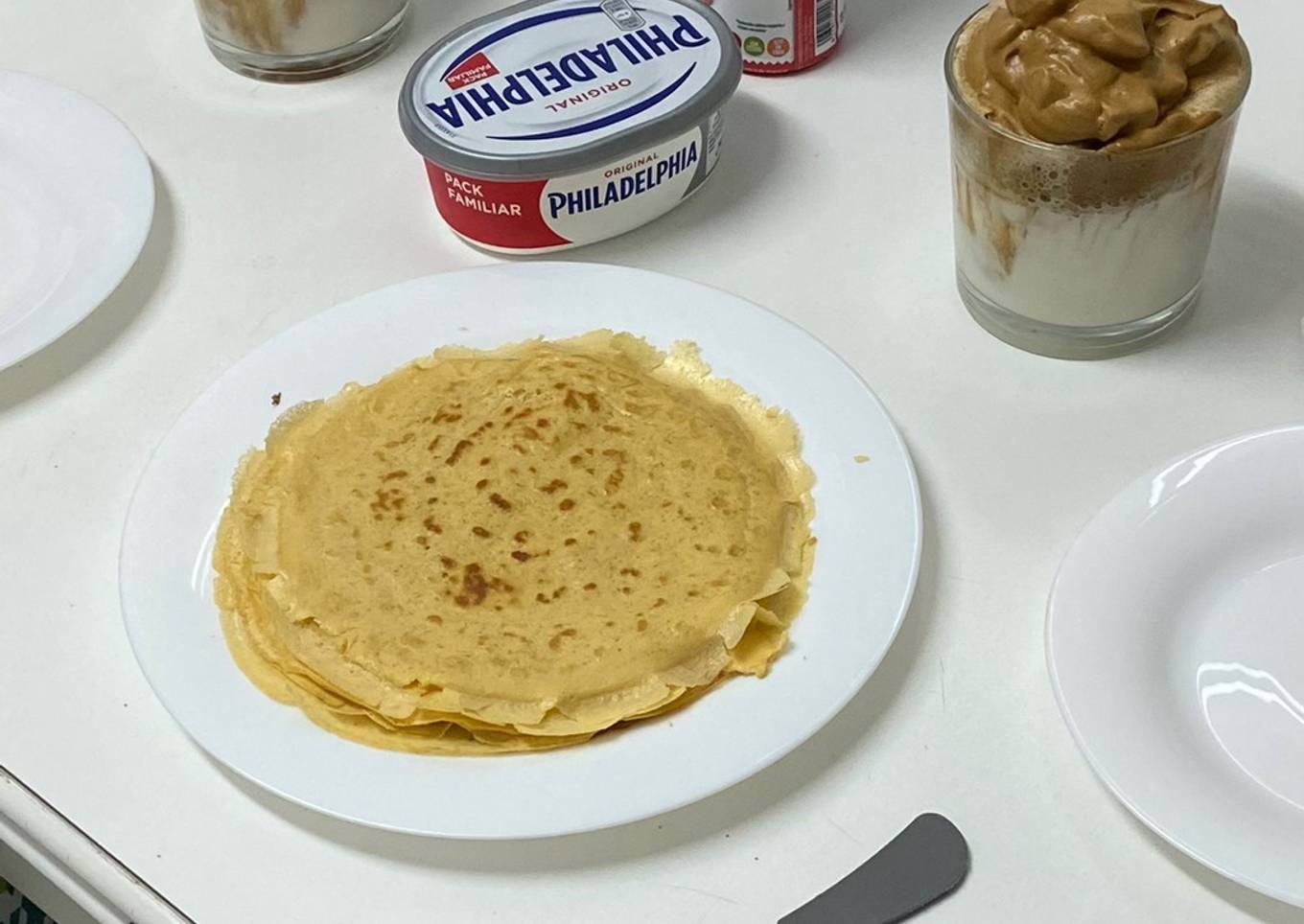 Creps keto para desayunar o merendar