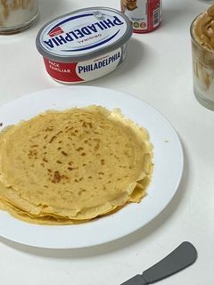 Una foto de Creps keto para desayunar o merendar