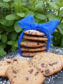 Una foto de Cookies de chocolate