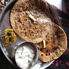 Dal ka paratha A picture of Dal ka paratha.