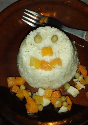 Una foto de Arroz divertido