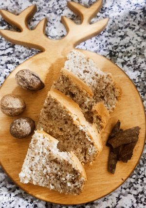 عکسی از دستور کیک گردو و دارچین