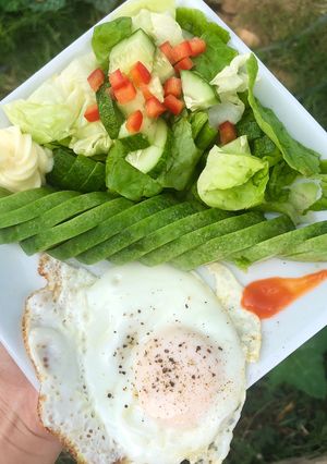 Hình của món Bữa sáng keto.