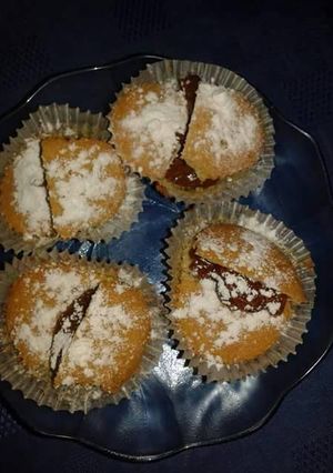 Una foto de Mantecados con dulce de leche