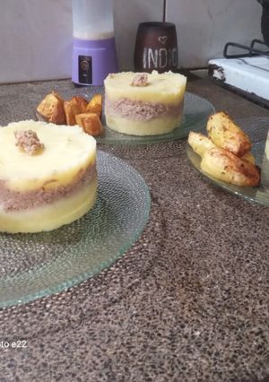 Una foto de Pastel de papa versión nueva, remplace la carne vacuna por atún desmenuzado