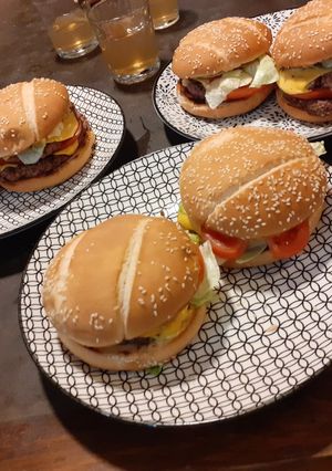 Une photo de Hamburgers