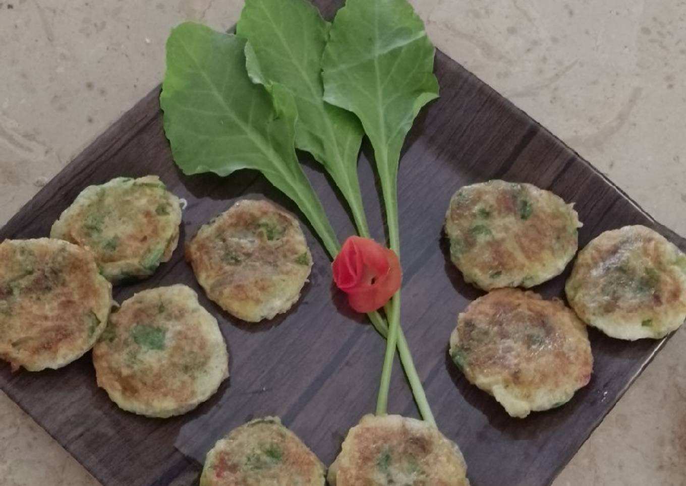 Potato vegetables bites