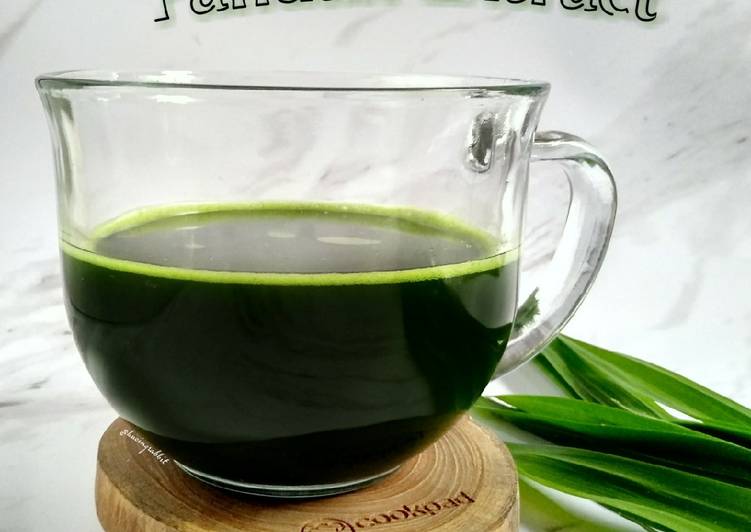 Resep (2.28) Pandan Extract (Sari Pandan) Anti Gagal