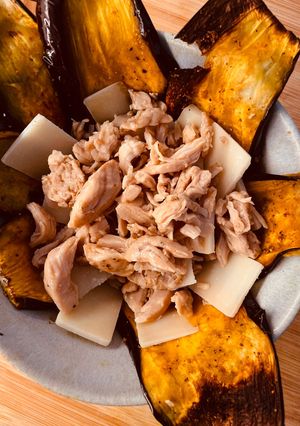 Una foto de Berenjena Rellena de lo que quieras…