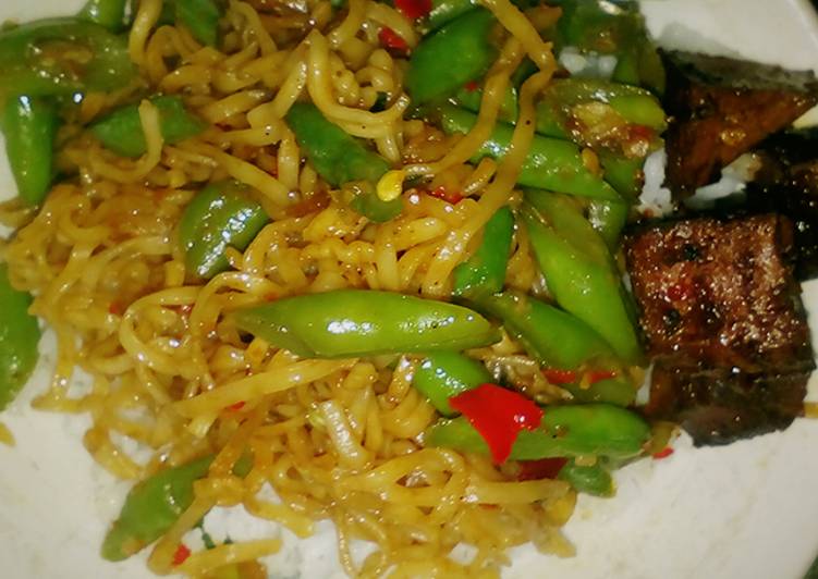 Bumbu mengolah Tumis buncis mie Lezat