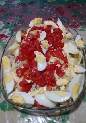 Una foto de Ensalada de ave