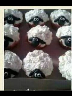 صورة لوصفة كاب كيك شون ديشيب 🐏🐏🐏😋👍