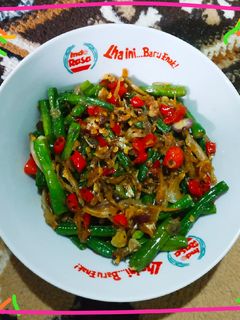 Foto resep Tumis Kacang Panjang + Teri