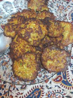 عکسی از دستور کتلت کدو سبز