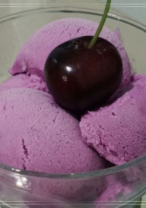 Foto resep Ice Cream Ubi Ungu