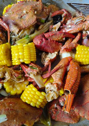 Foto resep Seafood Tumpah Saos Padang