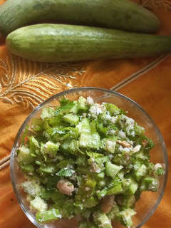 કુકુમ્બર રિફ્રેશિંગ સલાડ (Cucumber Refreshing Salad Recipe In Gujarati) રેસીપી મુખ્ય ફોટો