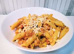 Pasta cognac recept fotója