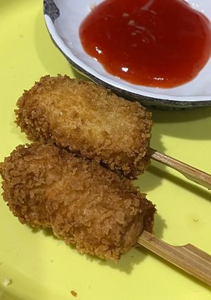Foto resep Corndog Roti Tawar Keju