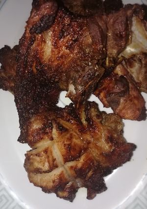 A picture of Grilled pork #festive season #kisumu.