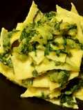 Maltagliati all’uovo con Bieta, Patate e Zafferano