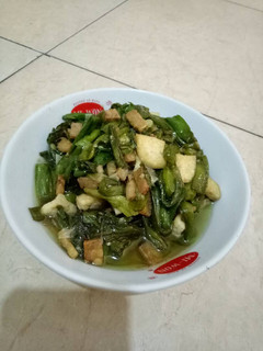 Foto resep Tumis genjer tahu tempe