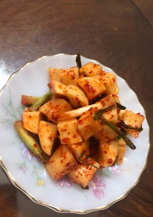 Hình của món Kim chi củ cải.