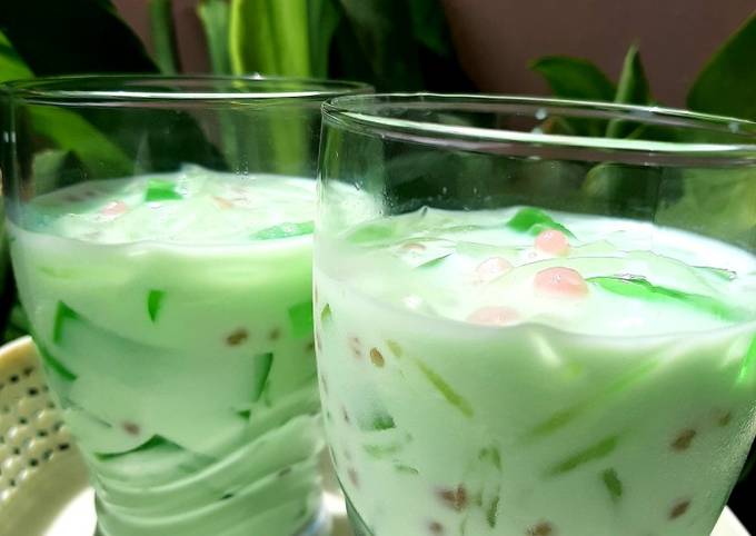 Bagaimana Menyiapkan 126. Es Buko Pandan Kw, Lezat