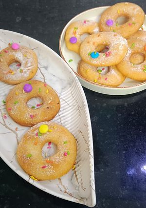 बिना यीस्ट डोनट रेसिपी मुख्य फोटो