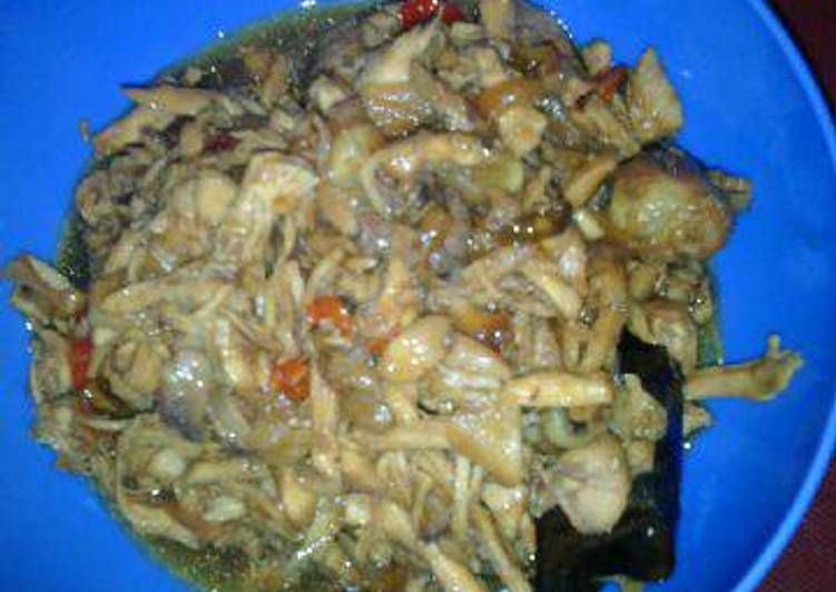 ayam suwir saos tiram