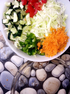 Coleslaw Mara bama ainihin hoton girkin