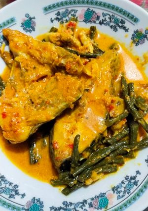 Foto resep Pangek ikan kacang panjang