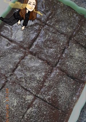 صورة لوصفة كيكه بدون بيض وبدون حليب 😋