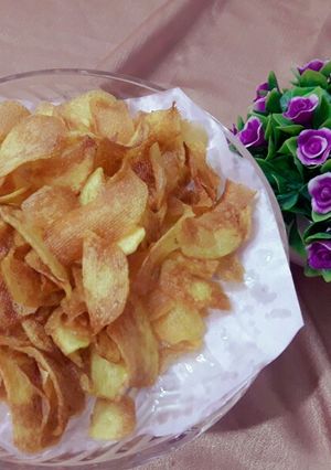 عکسی از دستور چیپس خانگی☺