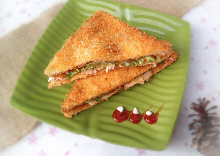 Resep Crispy Chicken Sandwich, Menggugah Selera