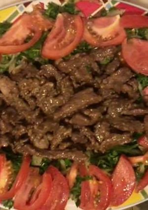 A picture of Beef Shawarma.