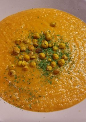 Une photo de Soupe légumes/pois chiches (vegan)
