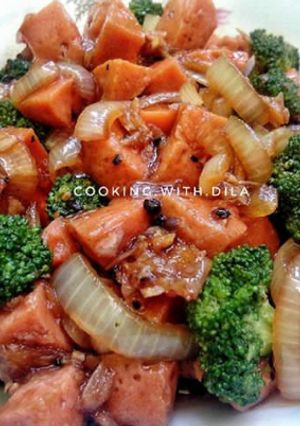 Foto resep Sosis lada hitam