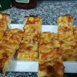 Bread pizza slice