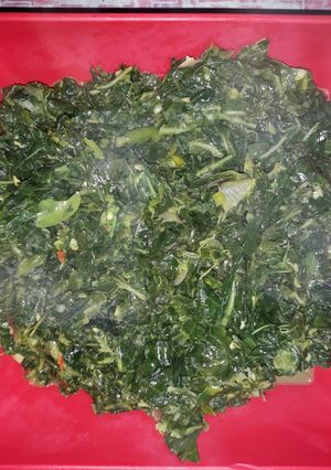 Foto resep Tumis Daun singkong extra Pedas