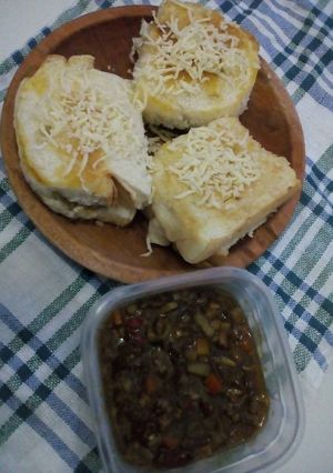 Foto resep Roti Panggang RiceCooker Isi Daging