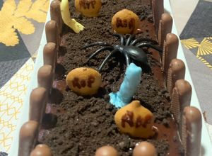 Une photo de Gâteau chocolat cimetière 🪦