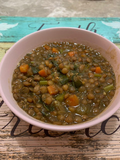 Una foto de Lenteja con vegetales