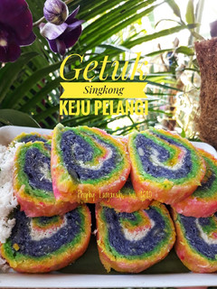 Foto resep Getuk Singkong Keju Pelangi