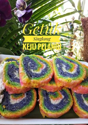 Foto resep Getuk Singkong Keju Pelangi