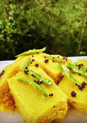 A picture of Dhokla.