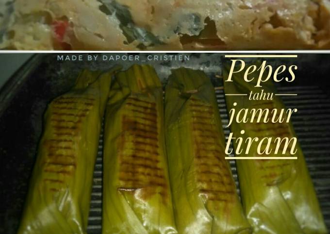 Pepes tahu jamur tiram👌