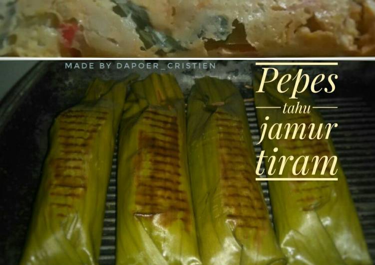 Rahasia Bikin Pepes tahu jamur tiram👌 Anti Gagal